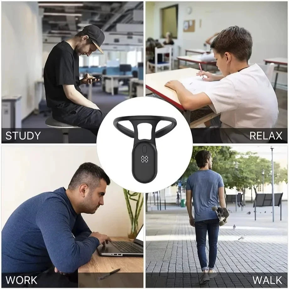 Smart Posture Trainer | Automatic Vibration Alert Wearable – No App Needed, Builds Lasting Posture Habits