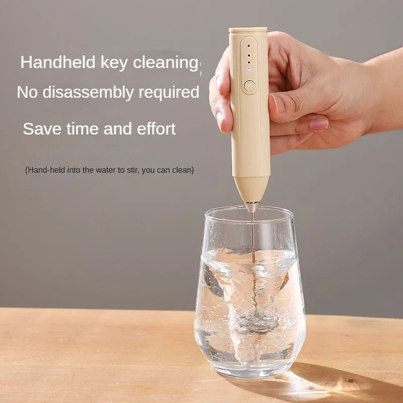 Portable Electric Handheld Whisk | Rechargeable, Lightweight & Powerful – Mix, Whip & Froth in Seconds