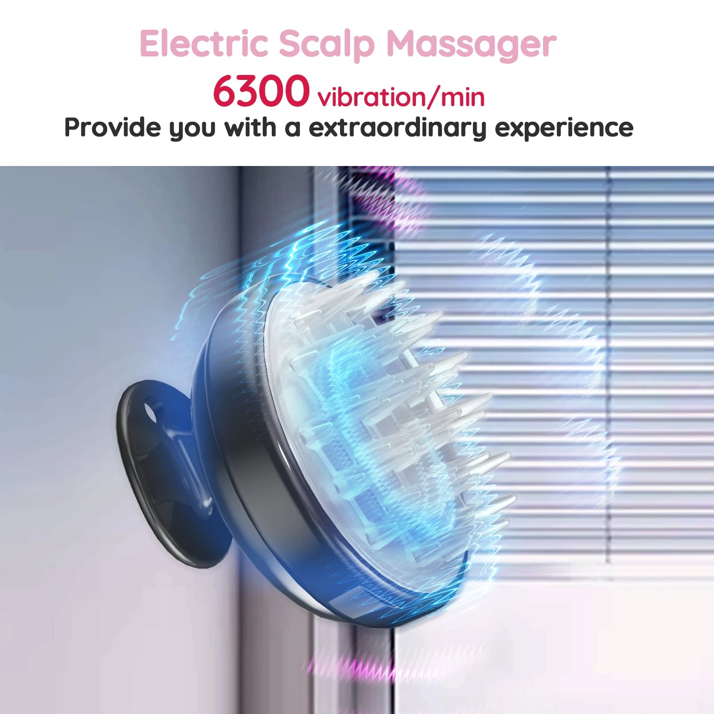 Silicone Scalp Massager | Deep Cleaning, Hair Growth & Stress Relief – Gentle on All Hair Types