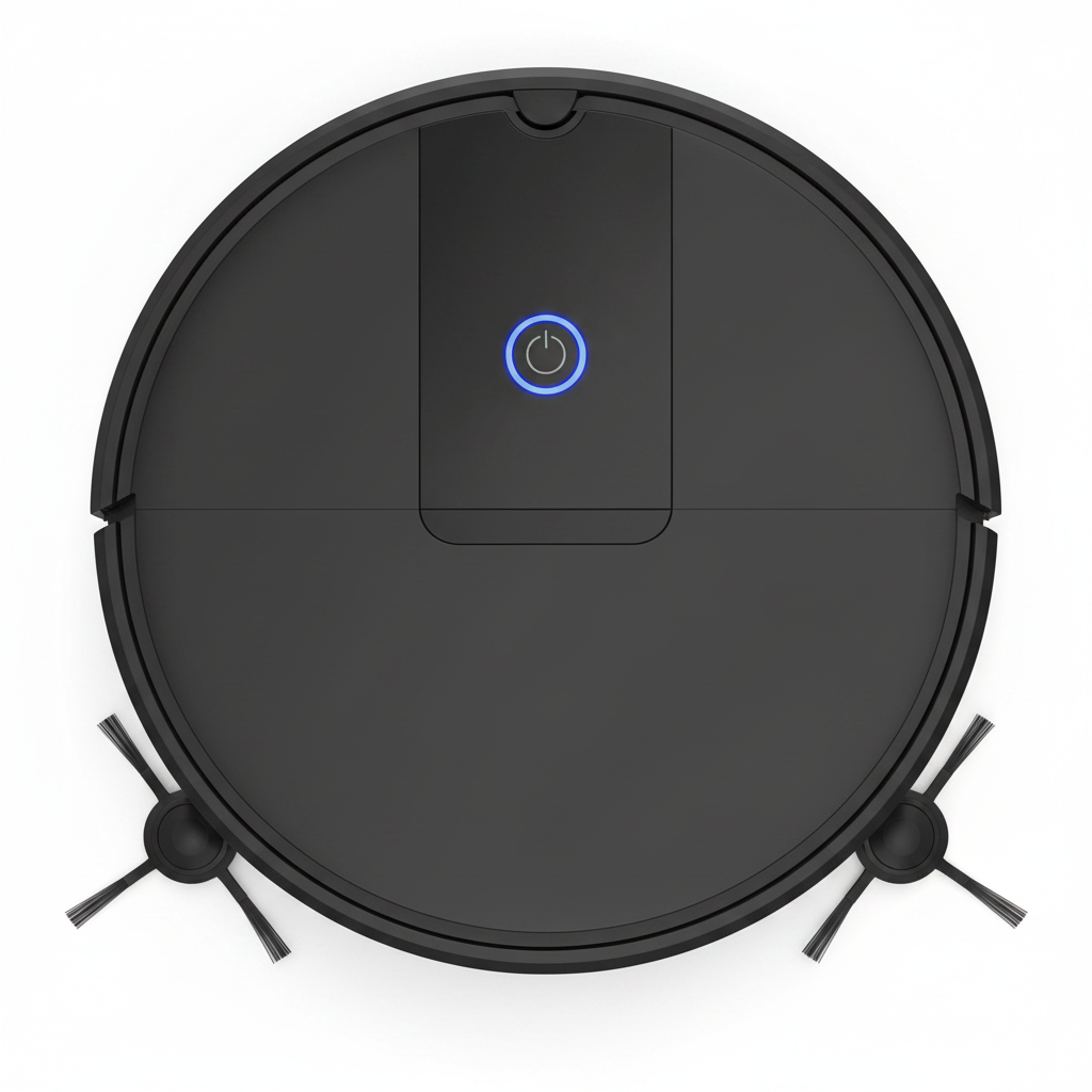 Black Robot Vacuum - Exact Arm Copy from Second Media