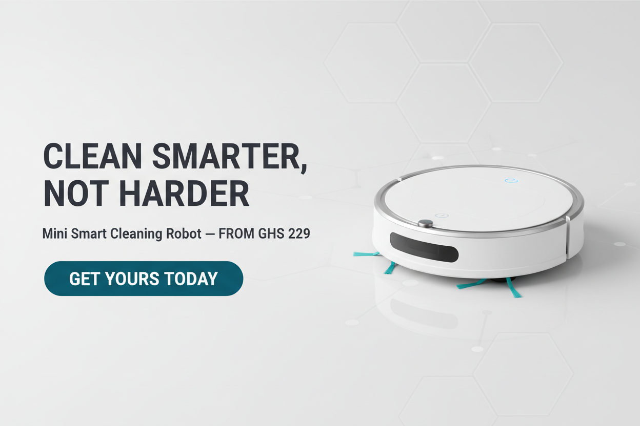 Mini Smart Cleaning Robot Hero Banner