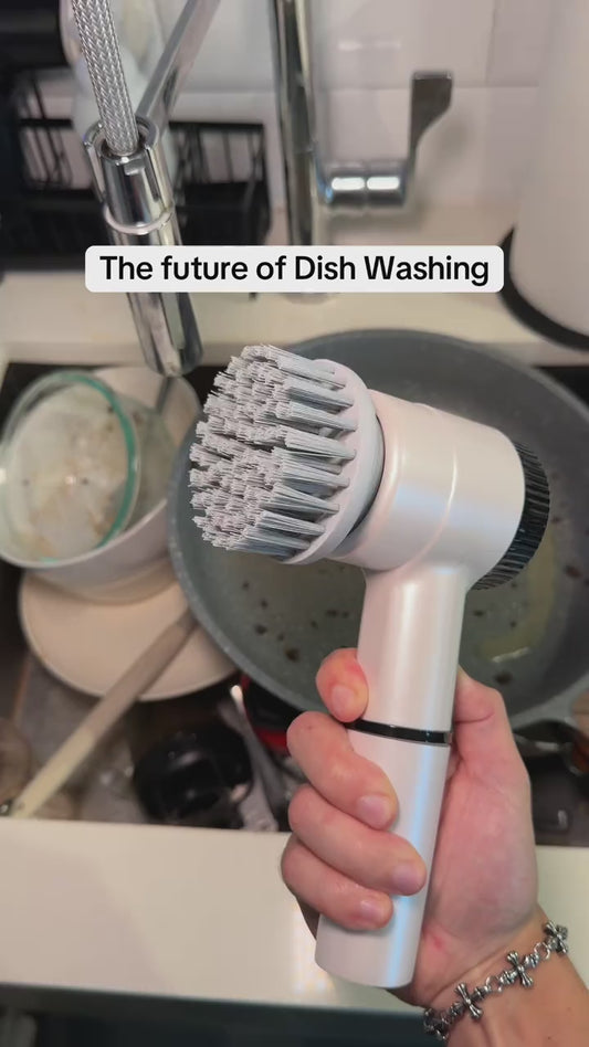 Electric Spin Cleaning Brush | 5-in-1 Brush Heads, Powerful Rotation & Rechargeable – Clean Every Surface in Half the Time