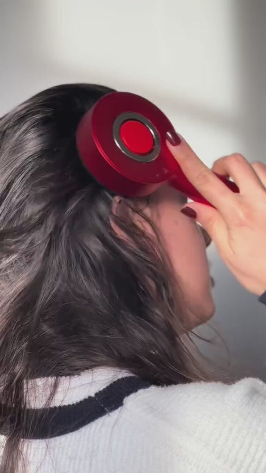 3-Mode Electric Scalp Massager | USB Rechargeable Hair Growth & Deep Relaxation Tool for All Hair Types