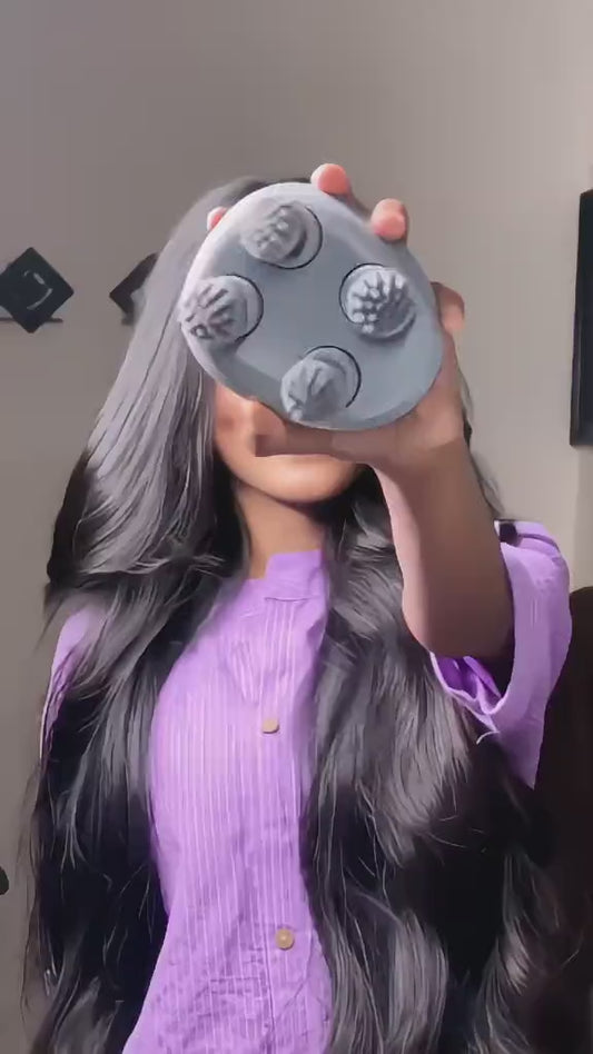Silicone Scalp Massager | Deep Cleaning, Hair Growth & Stress Relief – Gentle on All Hair Types
