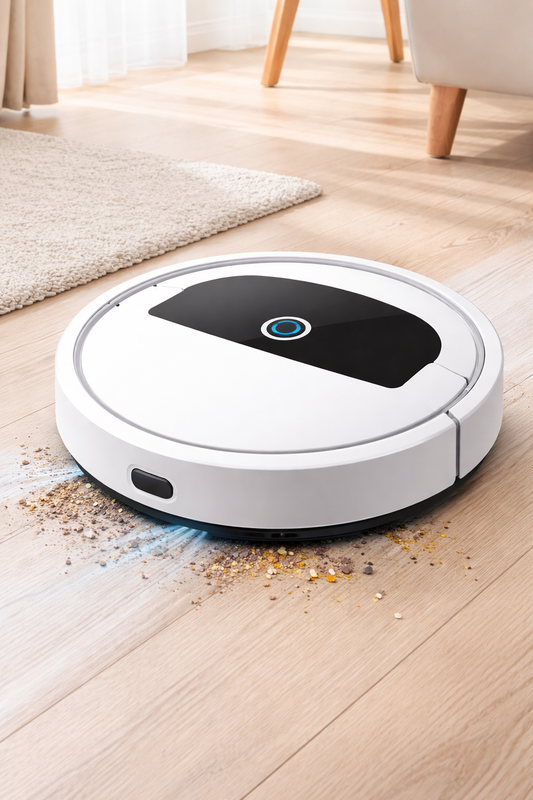 3-in-1 Smart Robot Vacuum Cleaner | Auto Sweep, Mop & Dust Collect – Slim, Quiet & USB Rechargeable